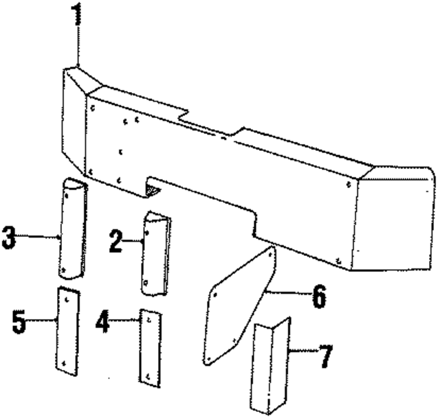 J9993289 - Body: Face Bar for Mopar Image