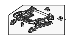 81536T20A61 - Body: Cushion Frame for Acura Image
