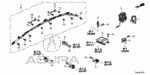 90133SDC003 - Electrical/Exhaust/Heater/Fuel: BOLT-WASHER (5X16) for Acura Image