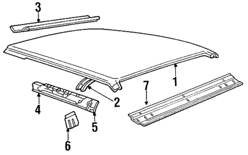 Roof for 1991 Ford LTD Crown Victoria #0
