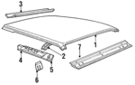 E9AZ5450202A - Body: Roof Panel for Ford: LTD, LTD Crown Victoria | Mercury: Grand Marquis, Marquis Image
