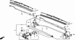 76630SM4A01 - Electrical/Exhaust/Heater/Fuel: BLADE, WINDSHIELD WIPER (475MM) (PASSENGER SIDE) for Honda Image