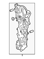 1132025030 - Engine: Outer Timing Cover for Toyota Image