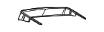 68346651AA - : Sunroof Deflector for Dodge: Charger, Durango | Jeep: Grand Cherokee, Grand Cherokee L, Grand Cherokee WK Image
