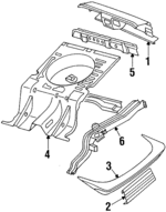FA5470750 - Body: Rear Body Panel for Mazda: RX-7 Image