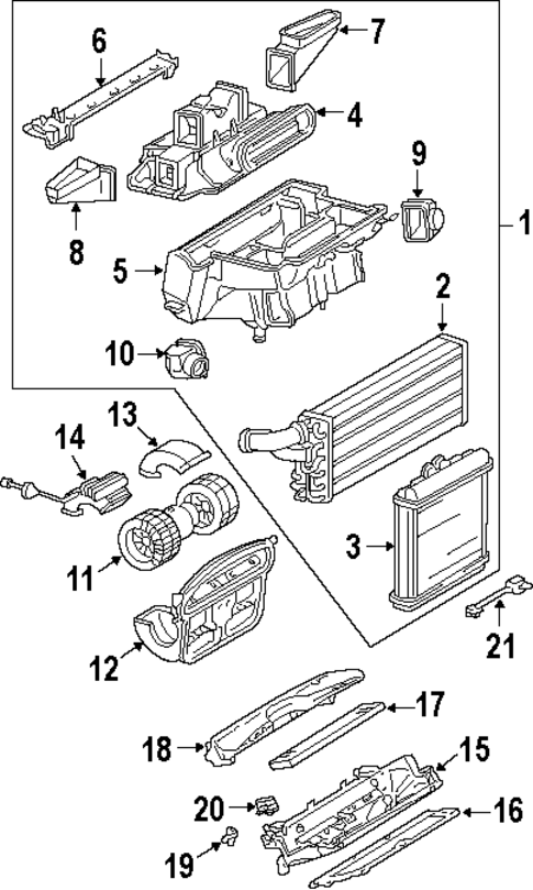 Blower Motor & Fan for 1992 Mercedes-Benz 300SL #0