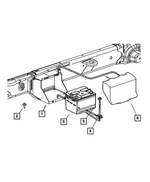 BL65F121AA - : Storage Battery, Latin America for Chrysler: Aspen | Dodge: Dakota, Durango, Ram 1500, Ram 2500, Ram 3500 | Ram: Dakota Image
