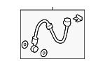 1465T90A01 - Brakes: Brake Hose for Honda Image