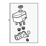 68004467AD - Body: Master Cylinder Assembly for Mopar Image