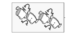 SJ9Z2200A - : Disc Brake Pad Set for Ford: Mustang Mach-E Image