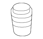 LR023025 - Body: Hood Bumper for Land Rover: Discovery Sport, LR3, LR4, Range Rover Evoque, Range Rover Sport, Range Rover Velar Image