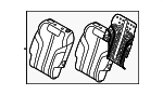 89300T6080N9G - Body: Seat Back Assembly for Hyundai Image