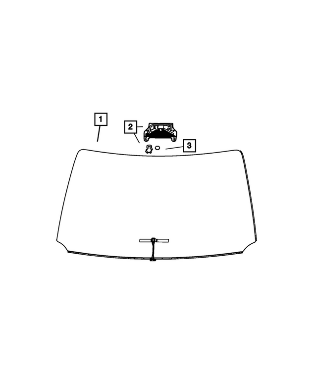 68575145AF - : Windshield for Mopar Image