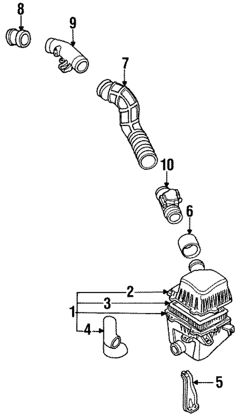 Air Inlet for 1991 Mazda B2200 #0