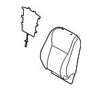 710740E190E0 - : Seat Back Cover for Toyota Image
