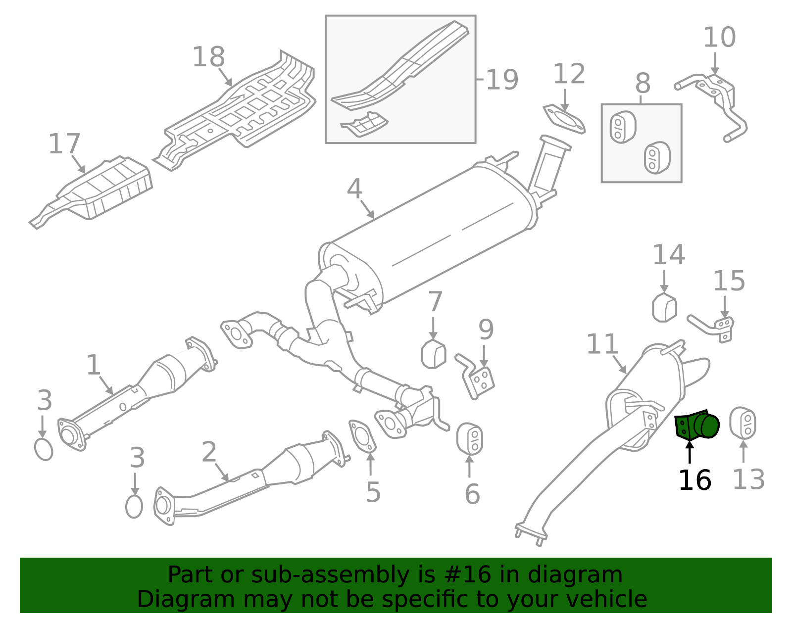 Exhaust System Hanger 20785-1W310 | Scott Evans Nissan Parts