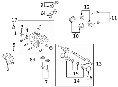 Axle Housing for 2008 Ford Explorer #0