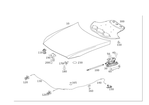 Engine Hood for 2017 Mercedes-Benz CLS63 AMG S #0