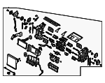 97205L0080 - : AC &amp; Heater Assembly for Hyundai Image