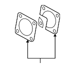 MB928711 - Body: Power Booster Gasket for Mitsubishi Image