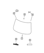 68362492AC - Glass: Windshield for Mopar Image