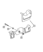 53031043AB - Engine 5.9L Eight Cylinder: Exhaust Manifold Shield, Left for Mopar Image