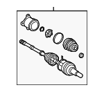 4234047010 - Universals &amp; Rear Axle: Axle Assembly for Toyota: Prius, Prius AWD-e, Prius Prime Image