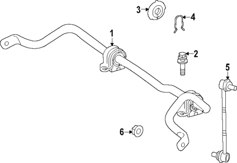 Stabilizer Bar & Components for 2025 Toyota Grand Highlander #1