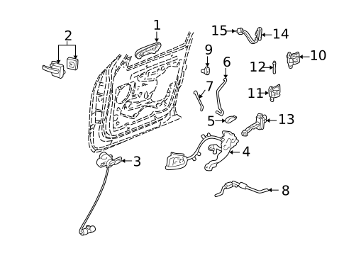 Keyless Entry Components for 2003 Lincoln Aviator #0