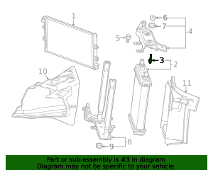 2015-2026 GM Intercooler Bracket Bolt 11547665 GM | GMPartsDirect.com