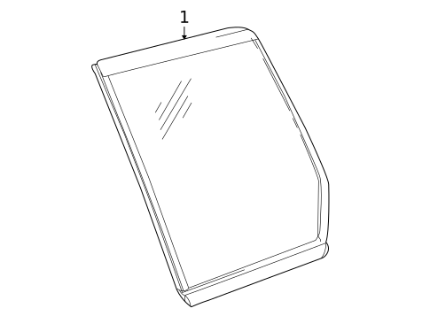 Glass & Hardware for 2015 Mercedes-Benz GLK250 #0