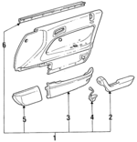 83583SM4A71ZA - Body: Door Trim Panel for Honda: Accord Image