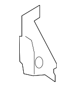 SU00301300 - Body: Apron Extension Bracket for Scion: FR-S | Toyota: 86 Image
