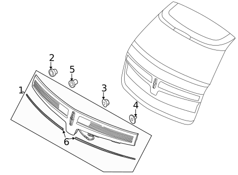 Reflector for 2018 Lincoln MKT #0