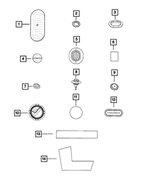 4589532AA - Body Sheet Metal Except Doors: Floor Pan Plug for Mopar Image