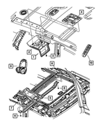 1NU60DW1AA - : Dvd Screen Bezel for Mopar Image