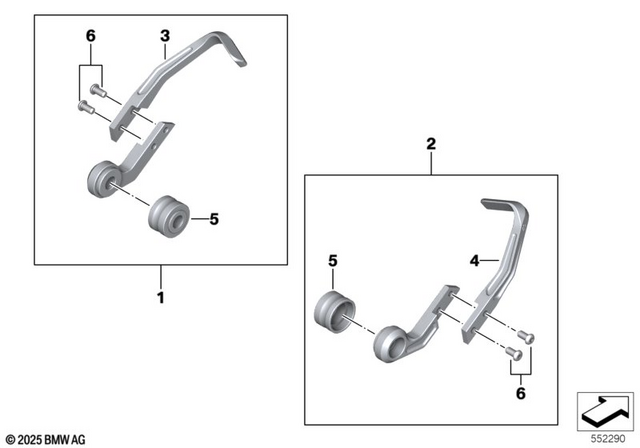 77329829099 - : Clutch Lever Guard for BMW-Motorrad Image