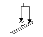 4L1880301A6PS - Body: Knee Bolster for Audi Image