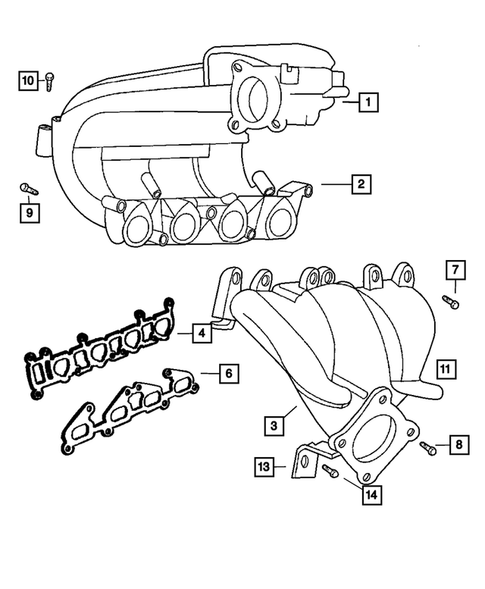 Manifolds for 2004 Chrysler PT Cruiser #0