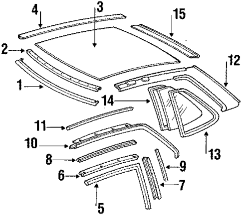 Hard Top Roof for 1989 Mercedes-Benz 560SL #0
