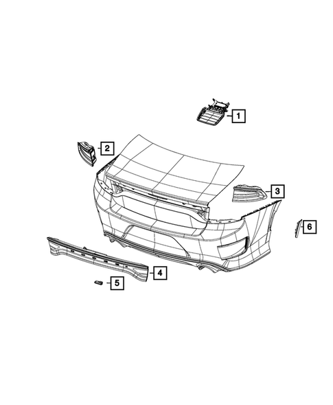 Lamps, Interior and Exterior for 2020 Dodge Charger #1