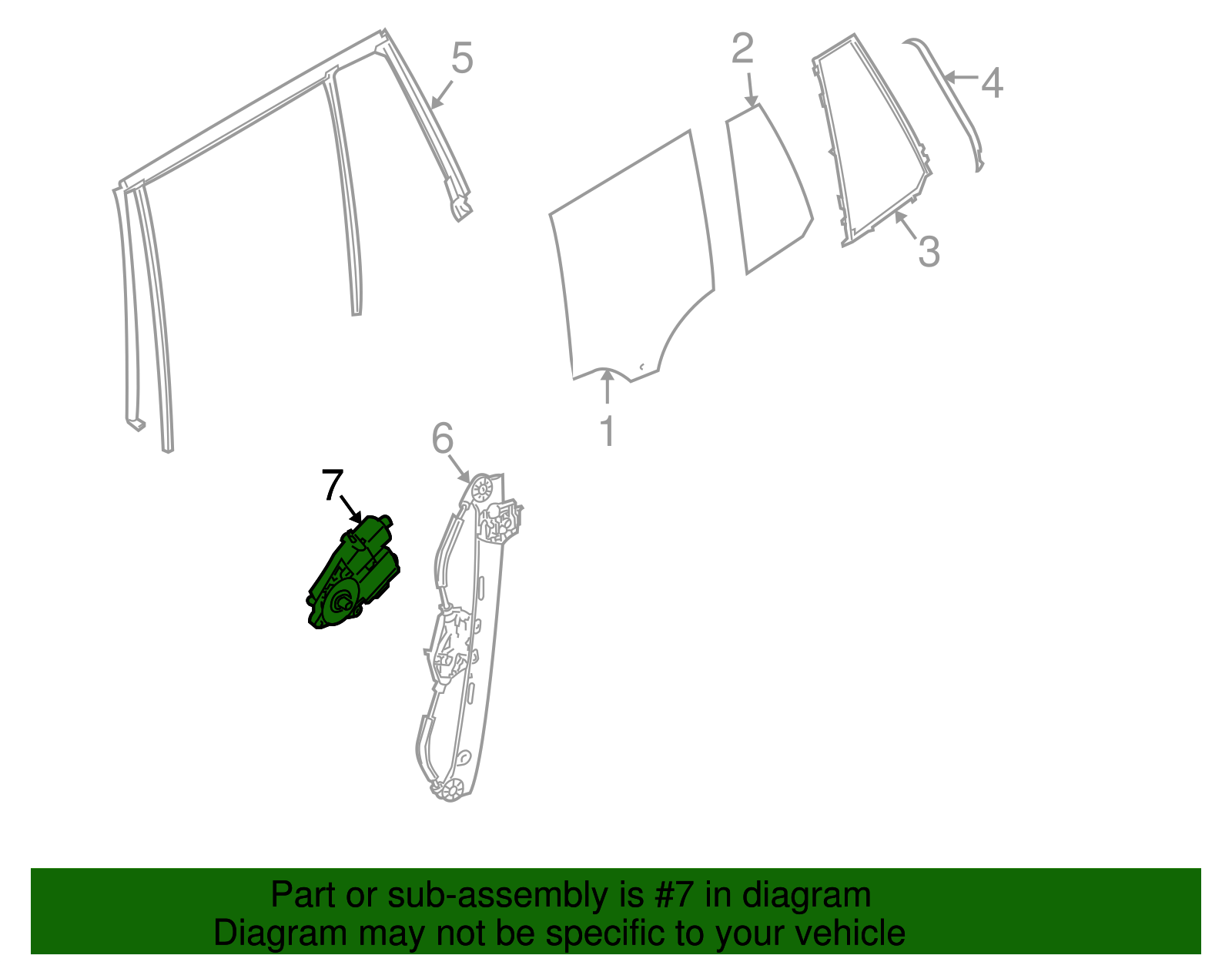 Window Motor - BMW (67626925966)