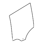 51363401866 - Body: Movable Glass for BMW: X3 Image