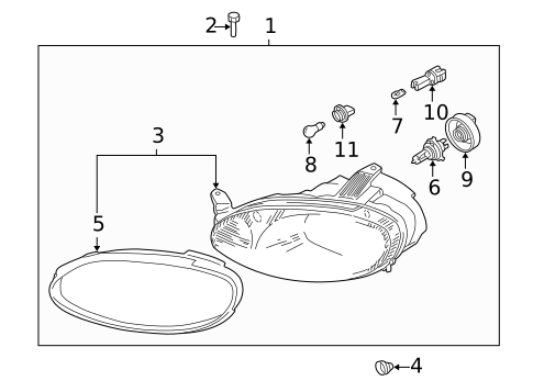 Bulbs - Chassis for 2000 Mazda Miata #0