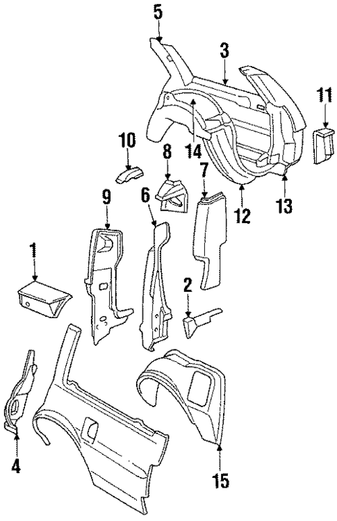 Inner Components for 1986 Oldsmobile Custom Cruiser #0
