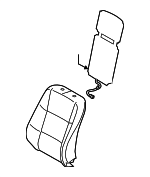 7107306V00F1 - : Seat Back Cover for Lexus: ES300h, ES350 Image