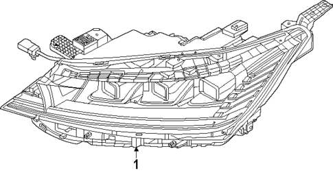 Headlamp Components for 2024 Lincoln Nautilus #0