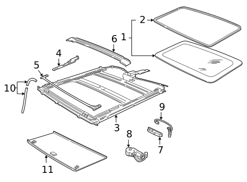 Sunroof for 2006 Ford Expedition #0