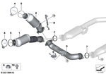 18329501471 - Exhaust System: Rp Catalytic Conv.Close to the Engine for BMW Image