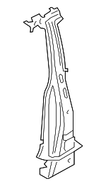 41002996368 - Body: Lock Pillar Reinforced for BMW: 1 Series M, 128i, 135i, 135is Image